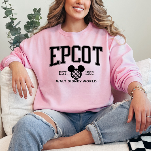 Varsity Epcot Crewneck & Hoodie