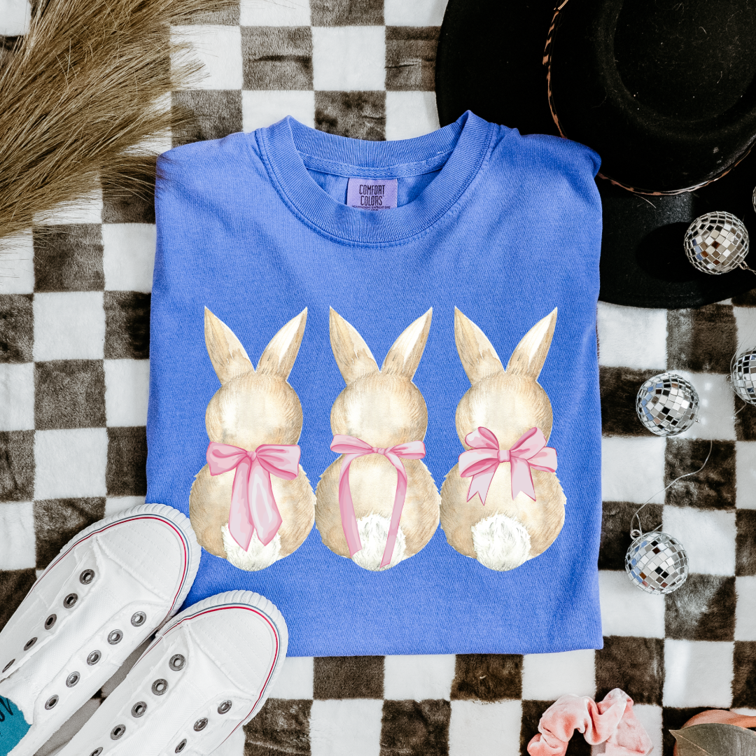 Three Bunnies Youth Graphic Tee