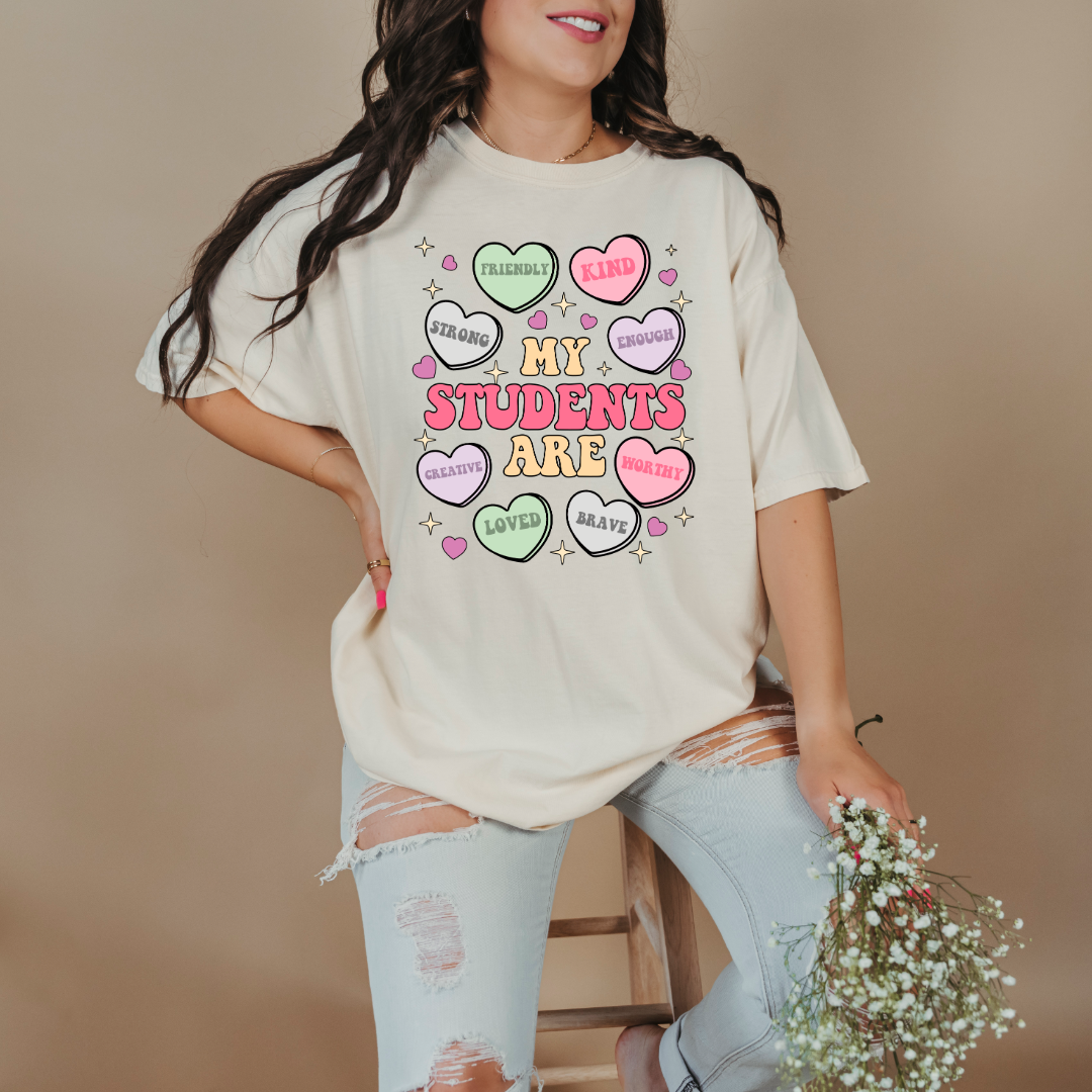 My Students Are Candy Hearts Graphic Tee