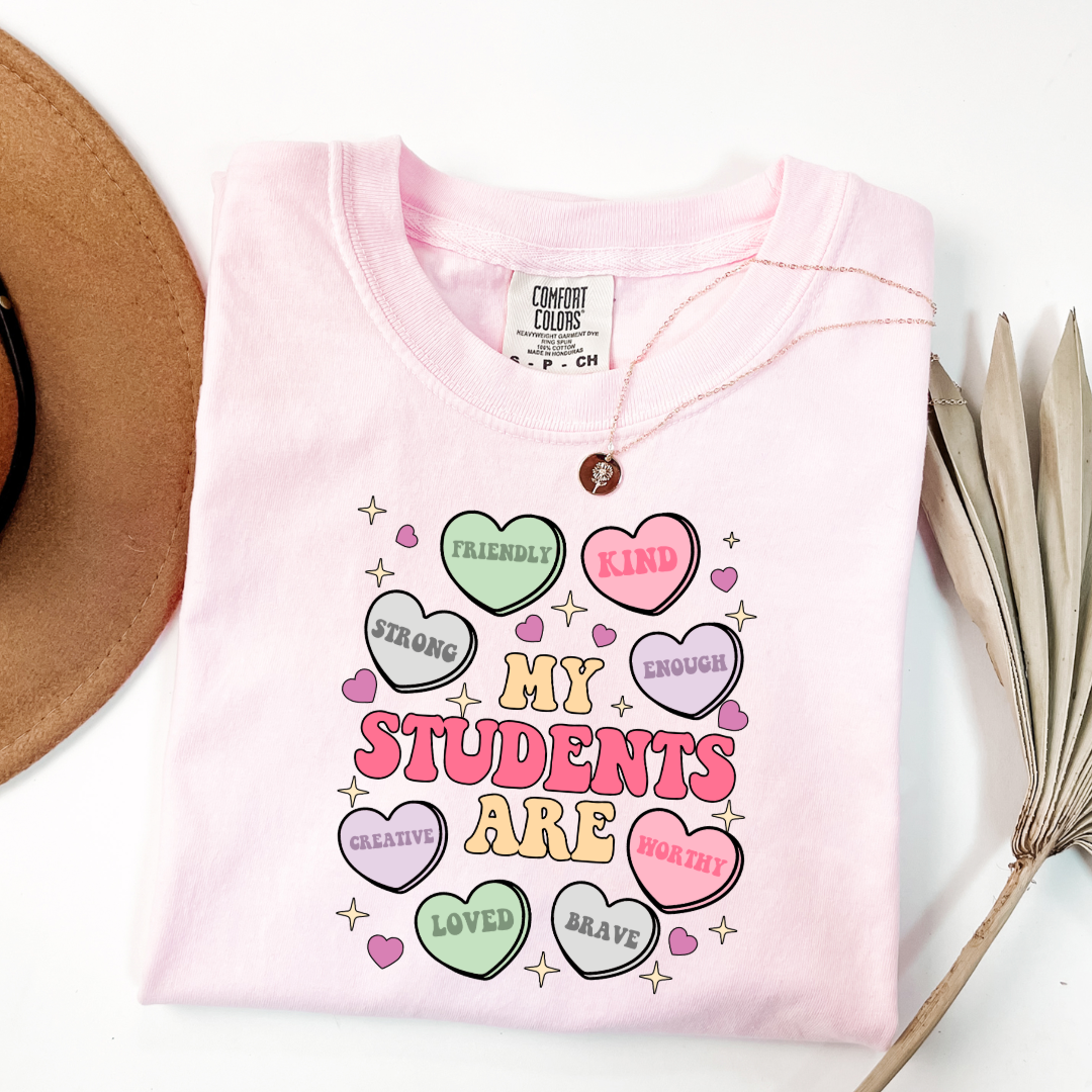 My Students Are Candy Hearts Graphic Tee