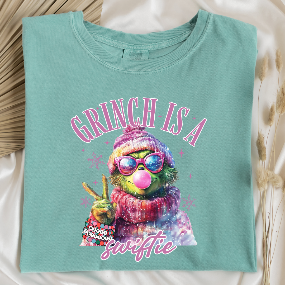 Grinch Is A Swiftie Graphic Tee