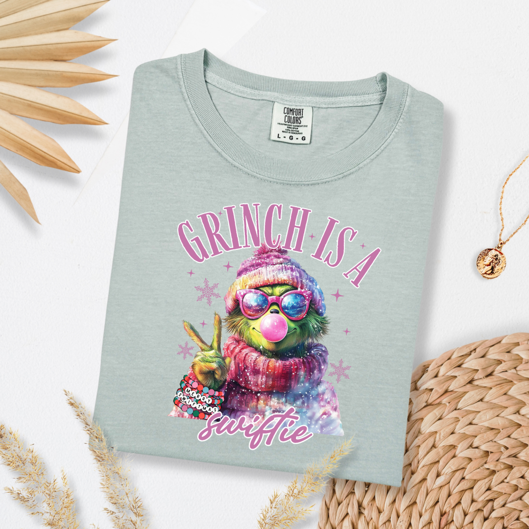 Grinch Is A Swiftie Graphic Tee