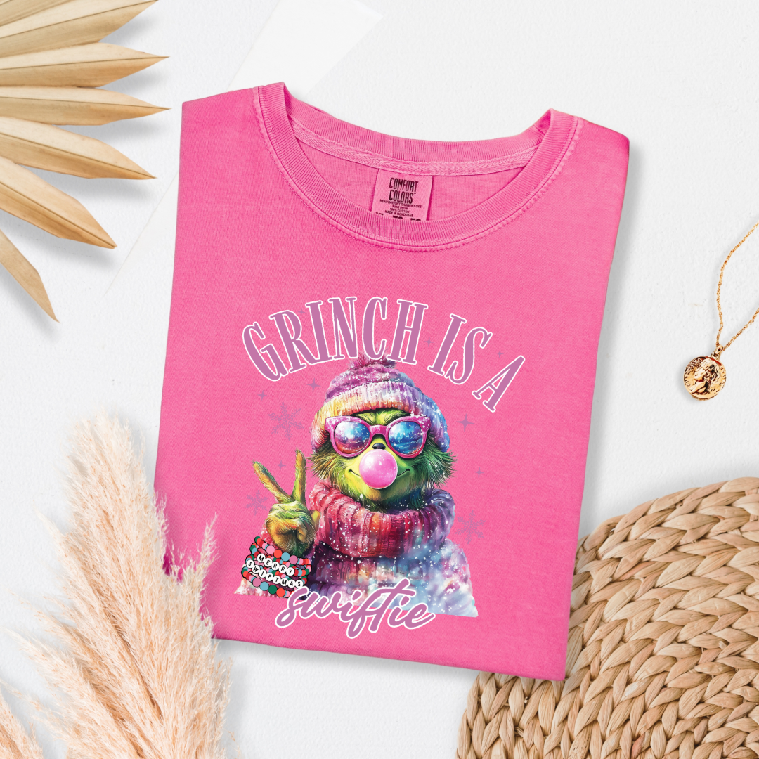 Grinch Is A Swiftie Graphic Tee