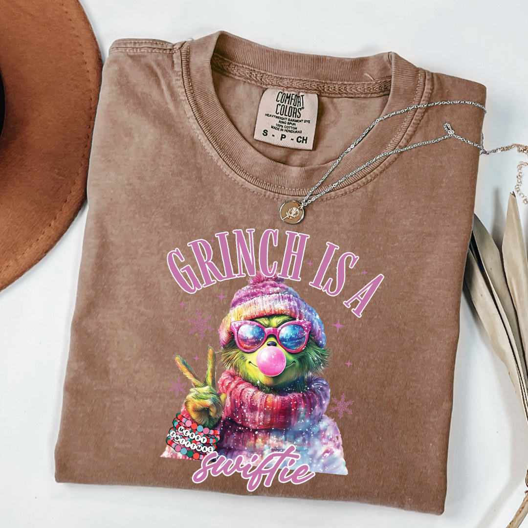 Grinch Is A Swiftie Graphic Tee