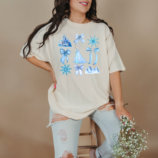 Princess Elsa Coquette Graphic Tee