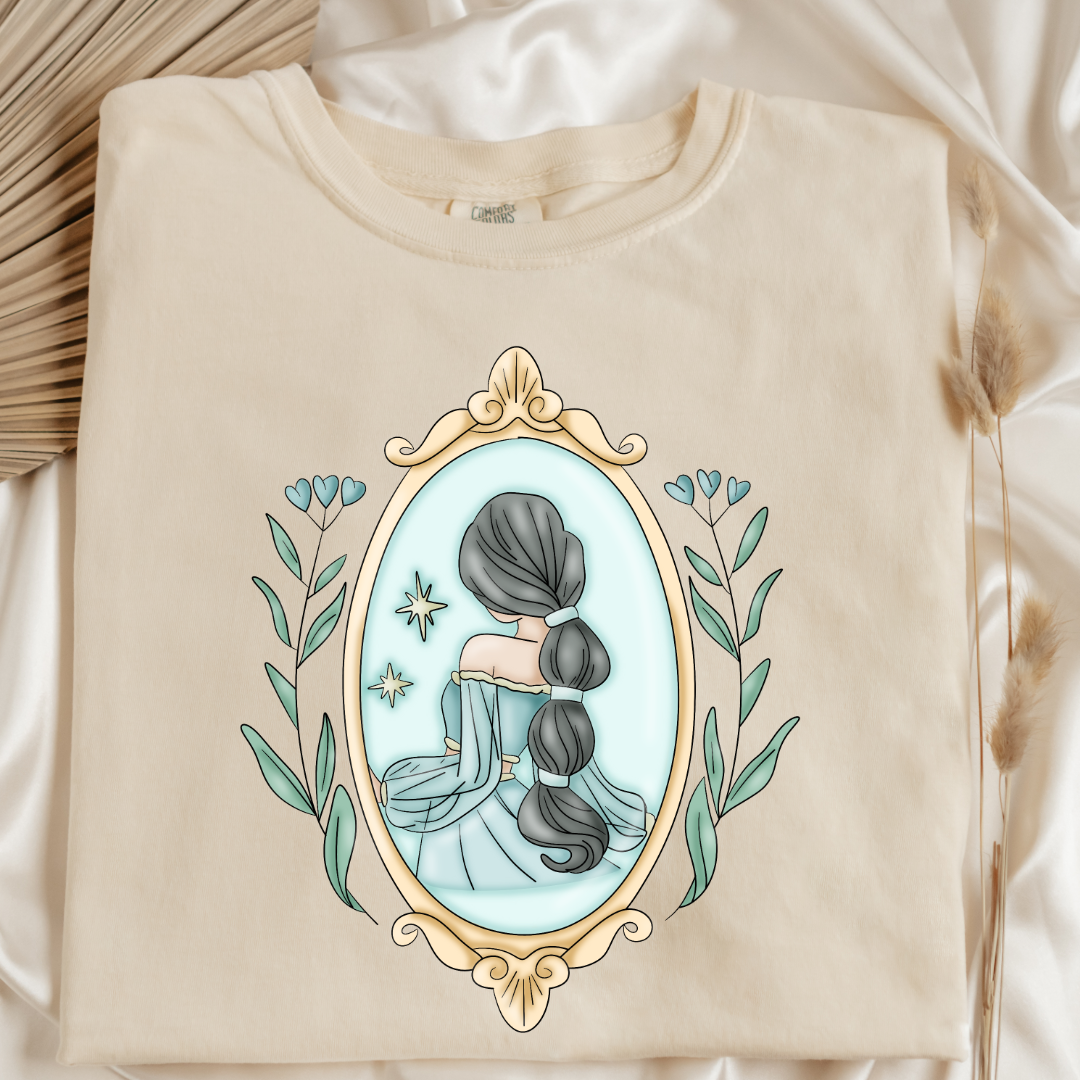 Arabian Moon Princess Silhouette Graphic Tee