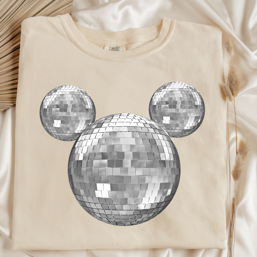 Disco Mickey No Bows Graphic Tee