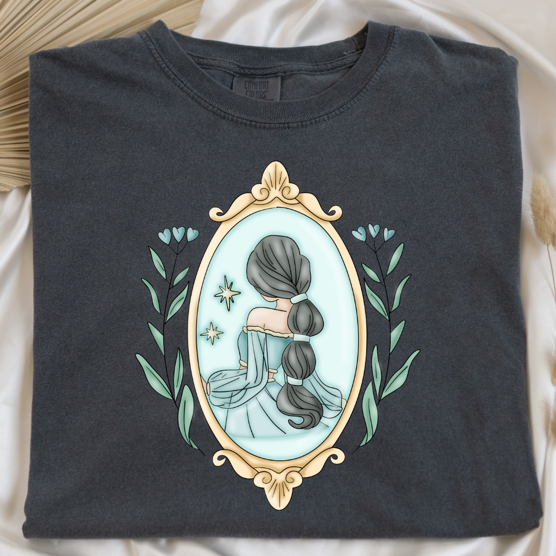 Arabian Moon Princess Silhouette Graphic Tee