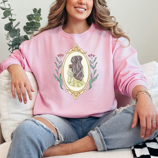 Book Baddie Silhouette Crewneck & Hoodie
