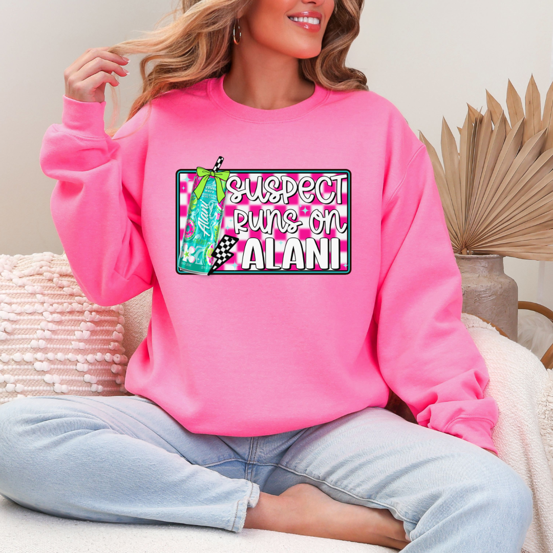 Suspect Runs On Alani Crewneck & Hoodie