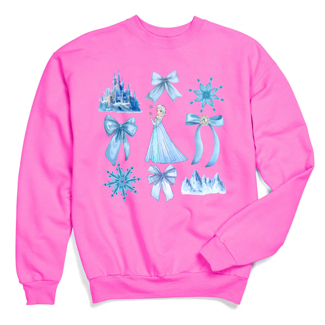 Princess Elsa Coquette Crewneck & Hoodie