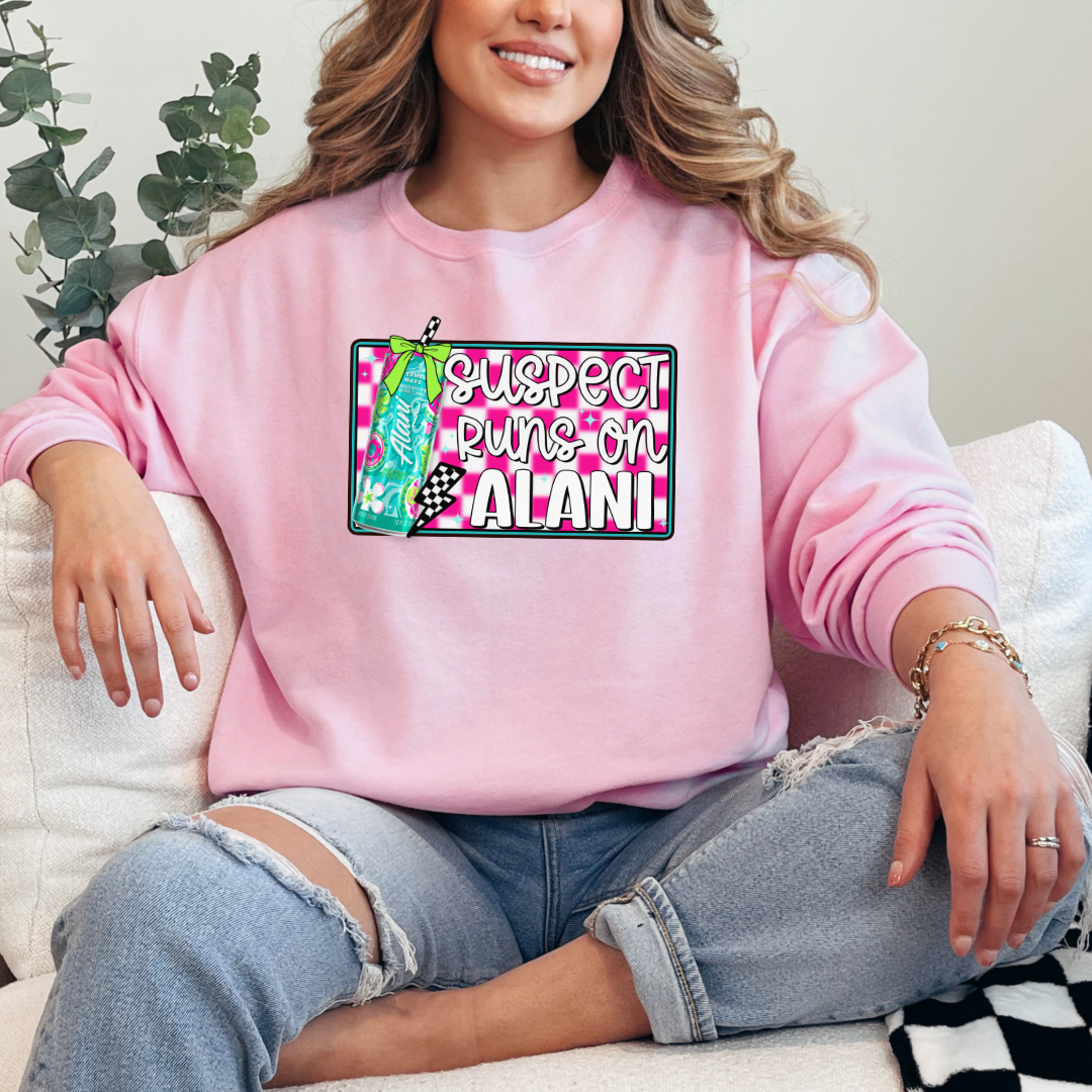 Suspect Runs On Alani Crewneck & Hoodie