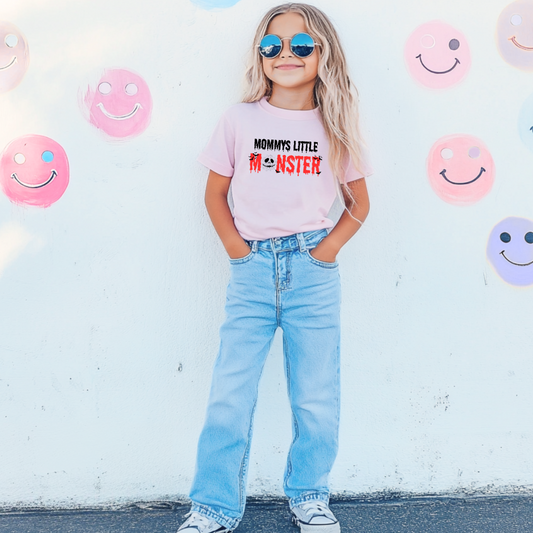 Mommy's little monster Youth Graphic tee