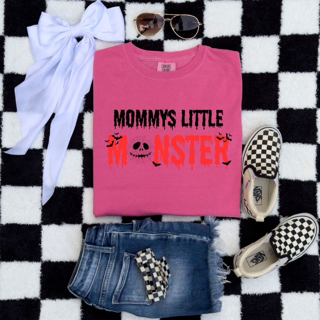 Mommy's little monster Youth Graphic tee