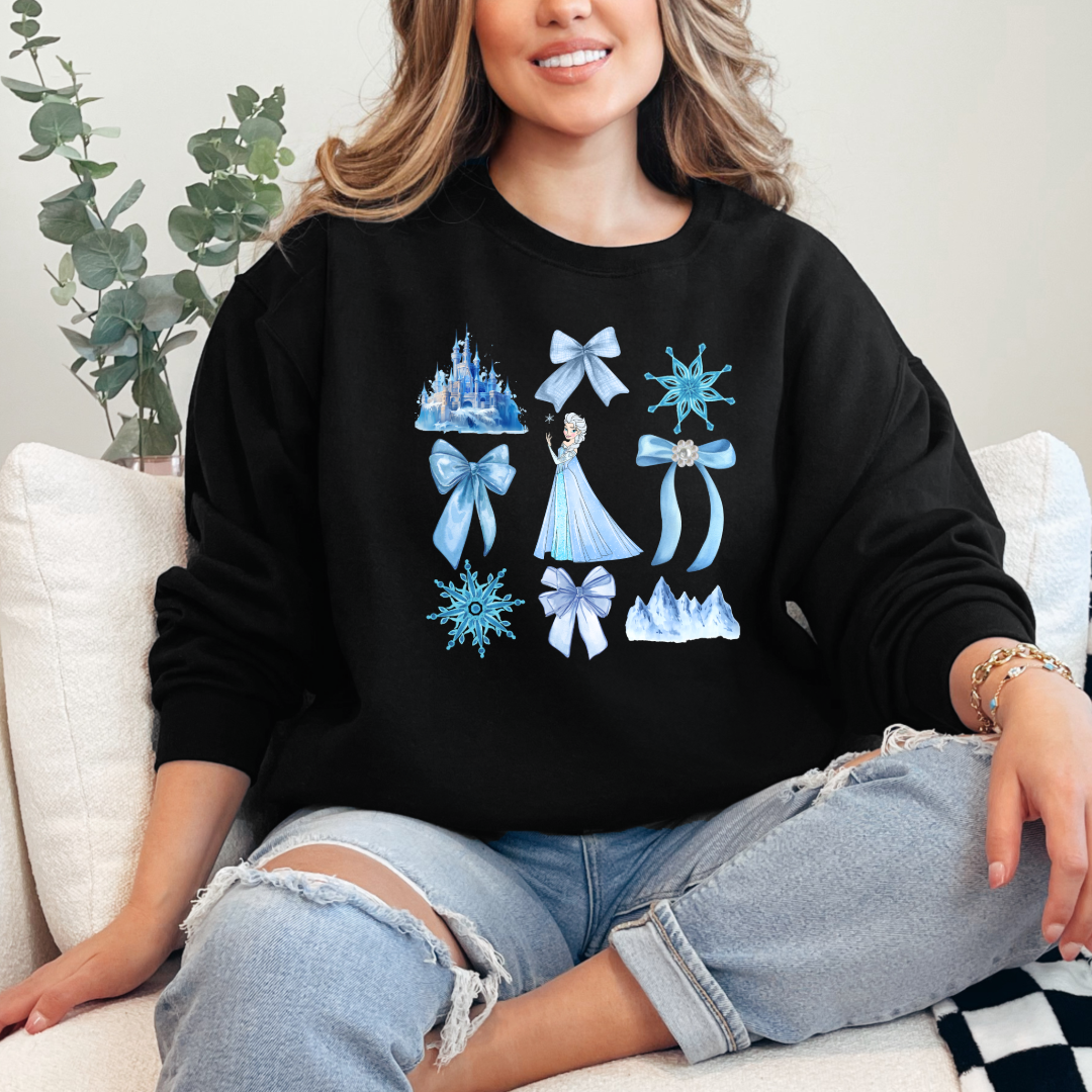 Princess Elsa Coquette Crewneck & Hoodie