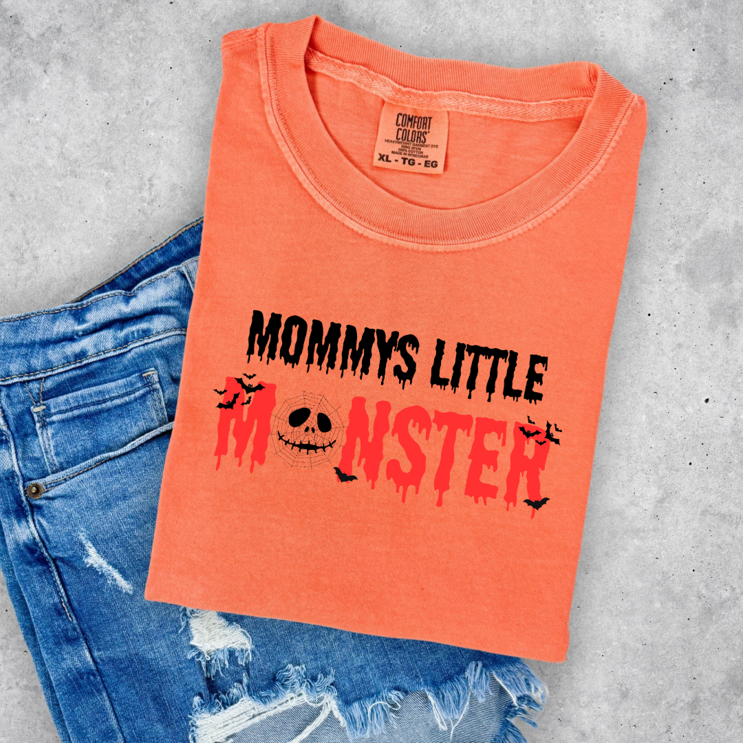 Mommy's little monster Youth Graphic tee