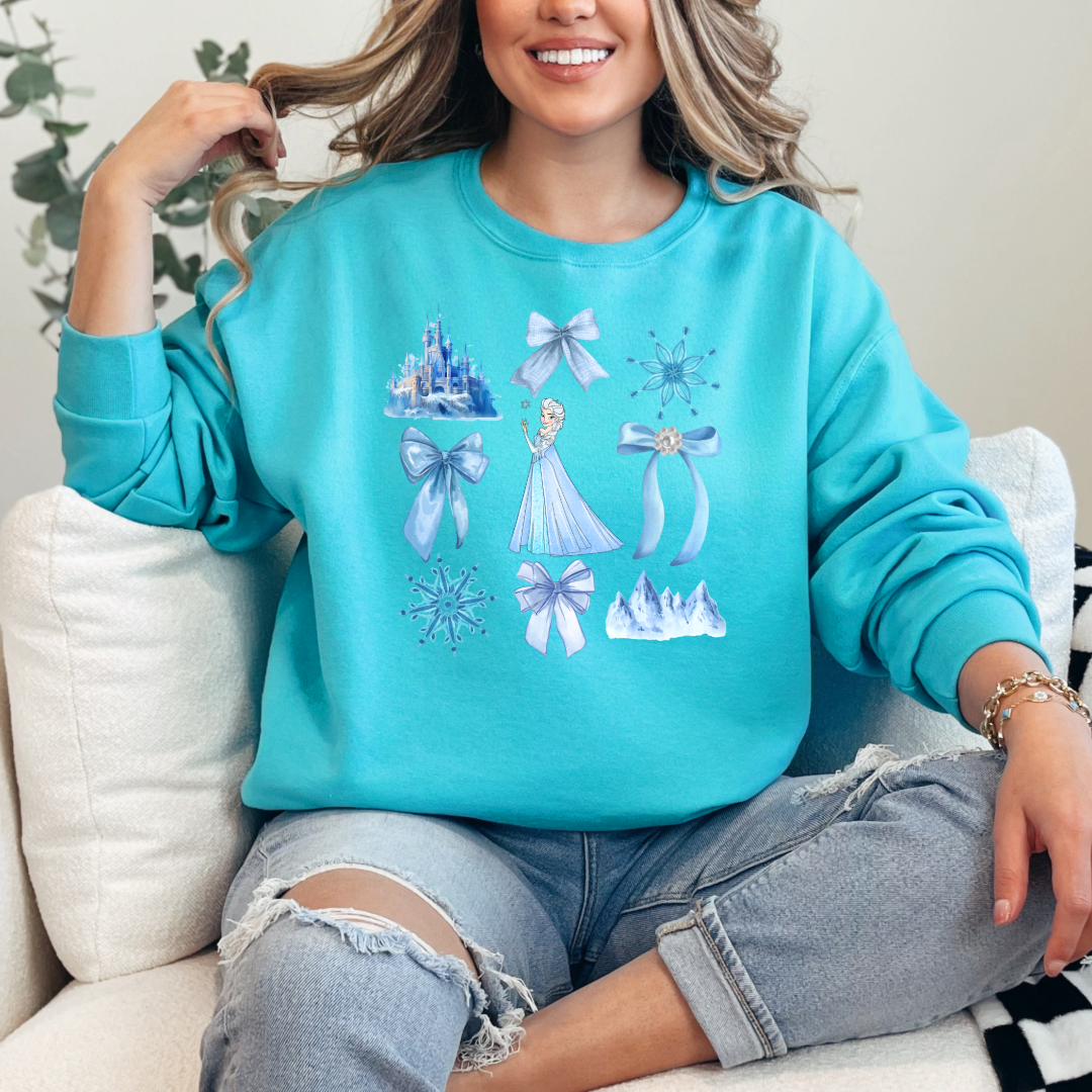 Princess Elsa Coquette Crewneck & Hoodie