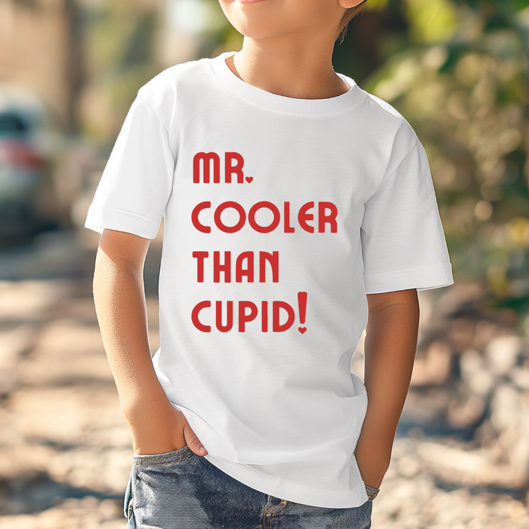 Mr Cooler Than Cupid Youth Graphic Tee