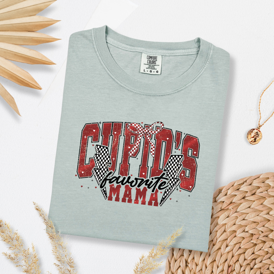 Cupid's Favorite Mama Graphic Tee