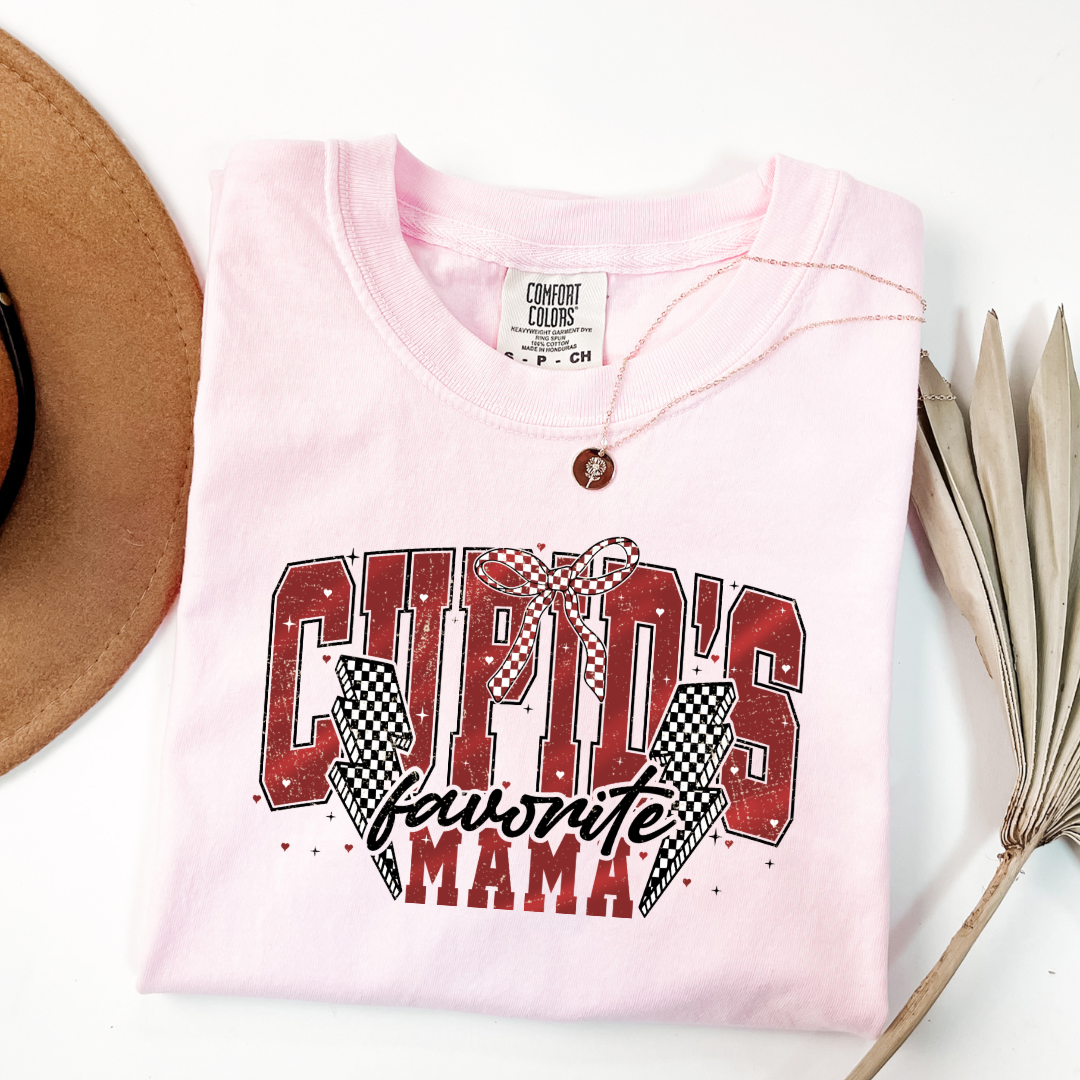 Cupid's Favorite Mama Graphic Tee