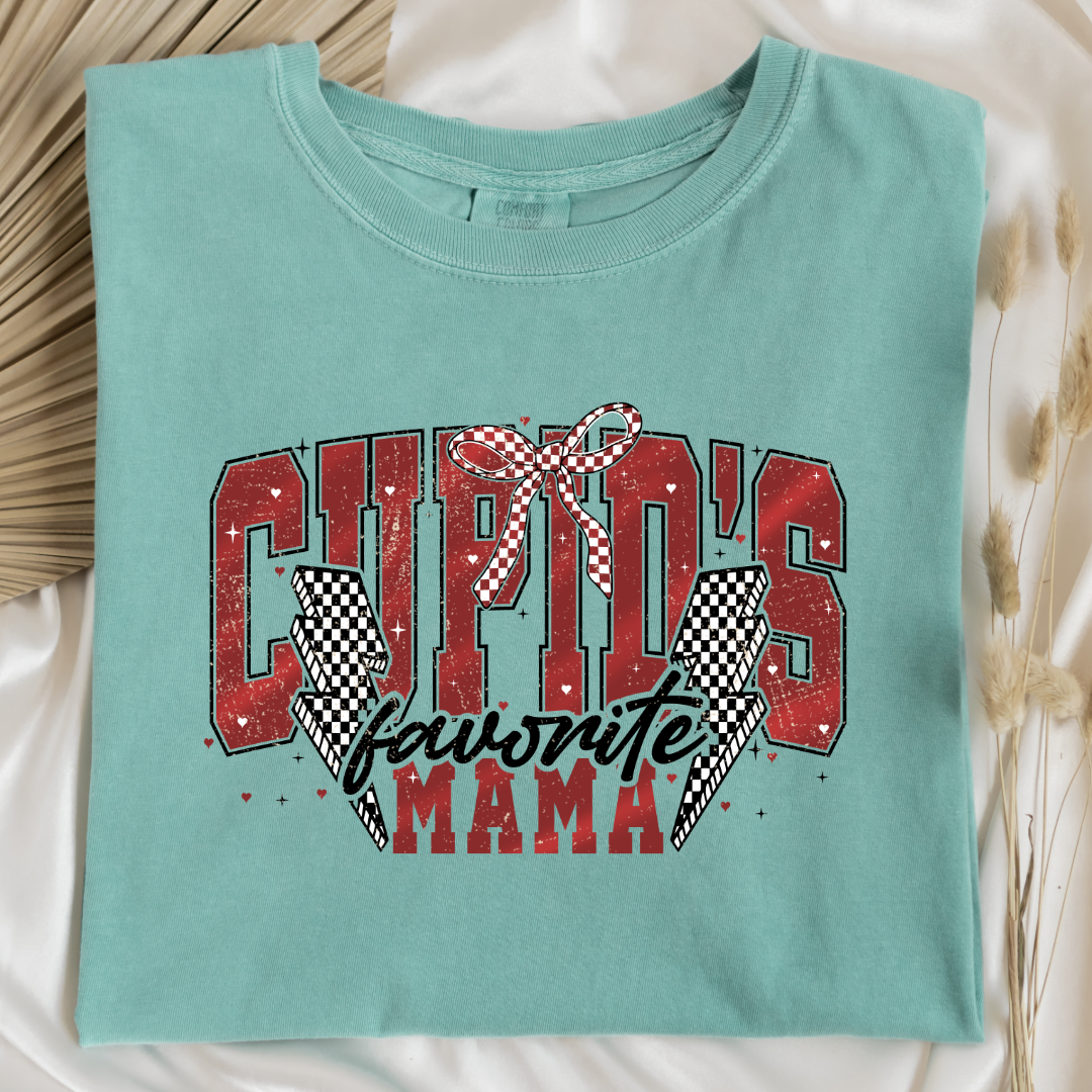 Cupid's Favorite Mama Graphic Tee