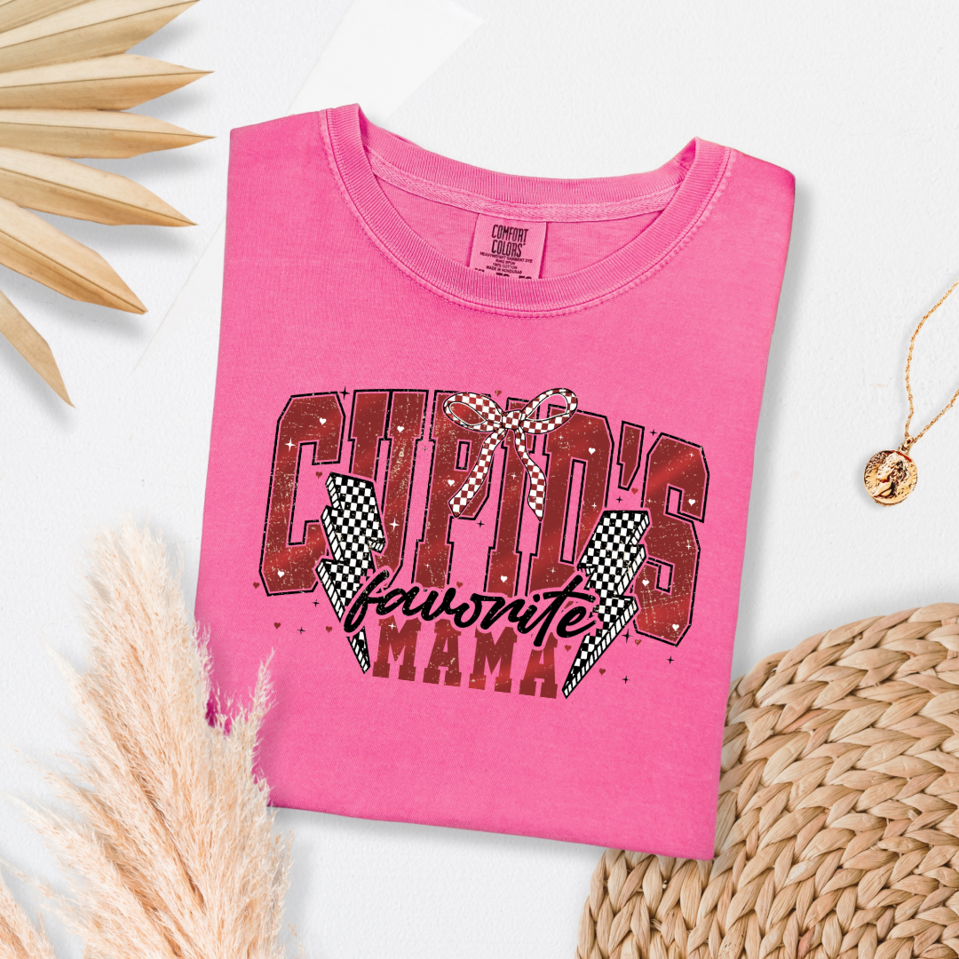 Cupid's Favorite Mama Graphic Tee