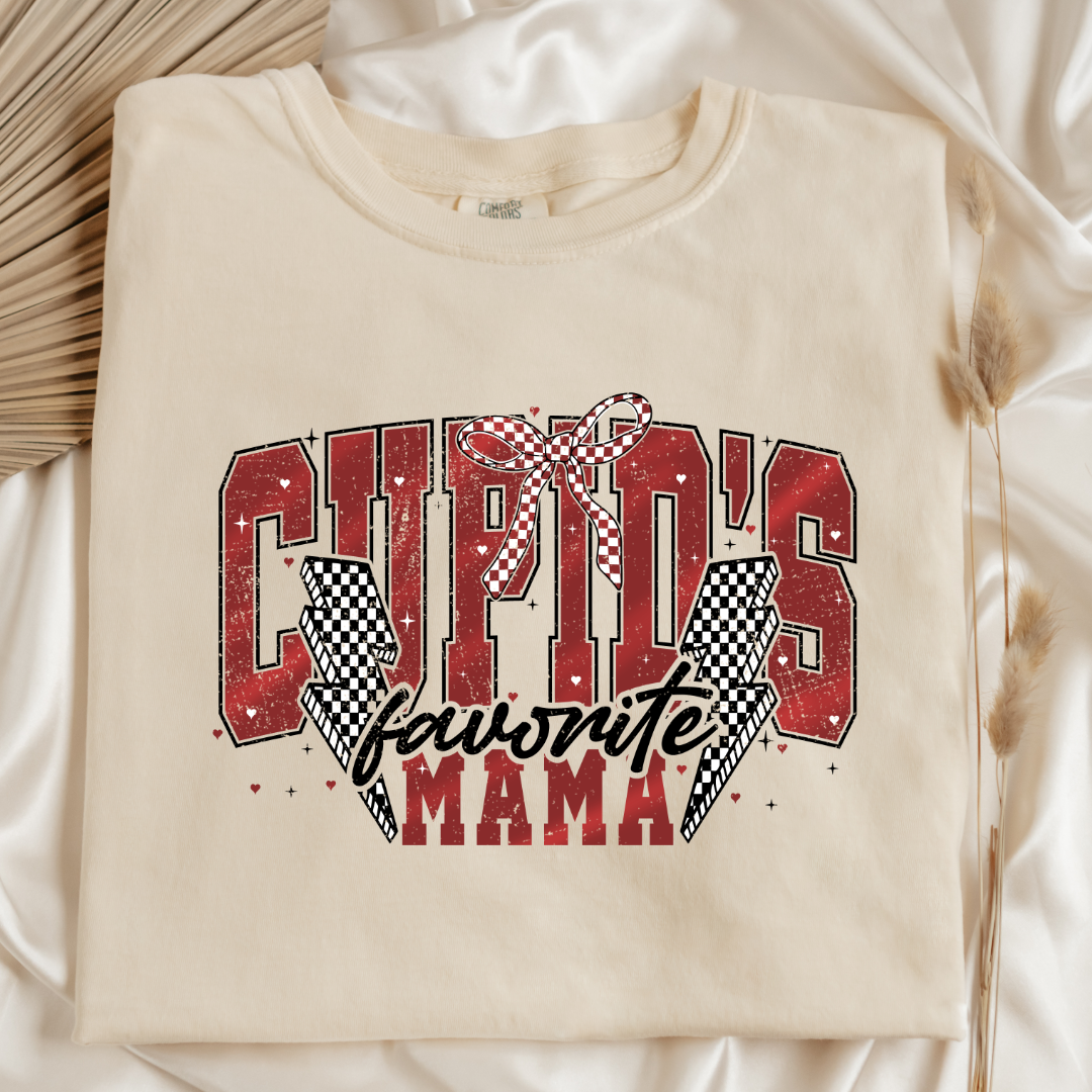 Cupid's Favorite Mama Graphic Tee