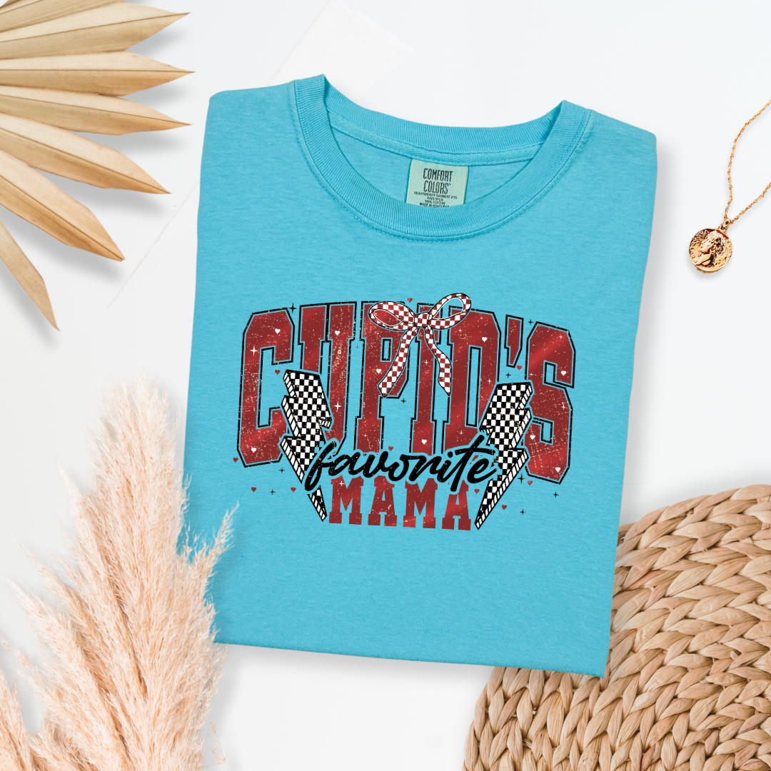 Cupid's Favorite Mama Graphic Tee