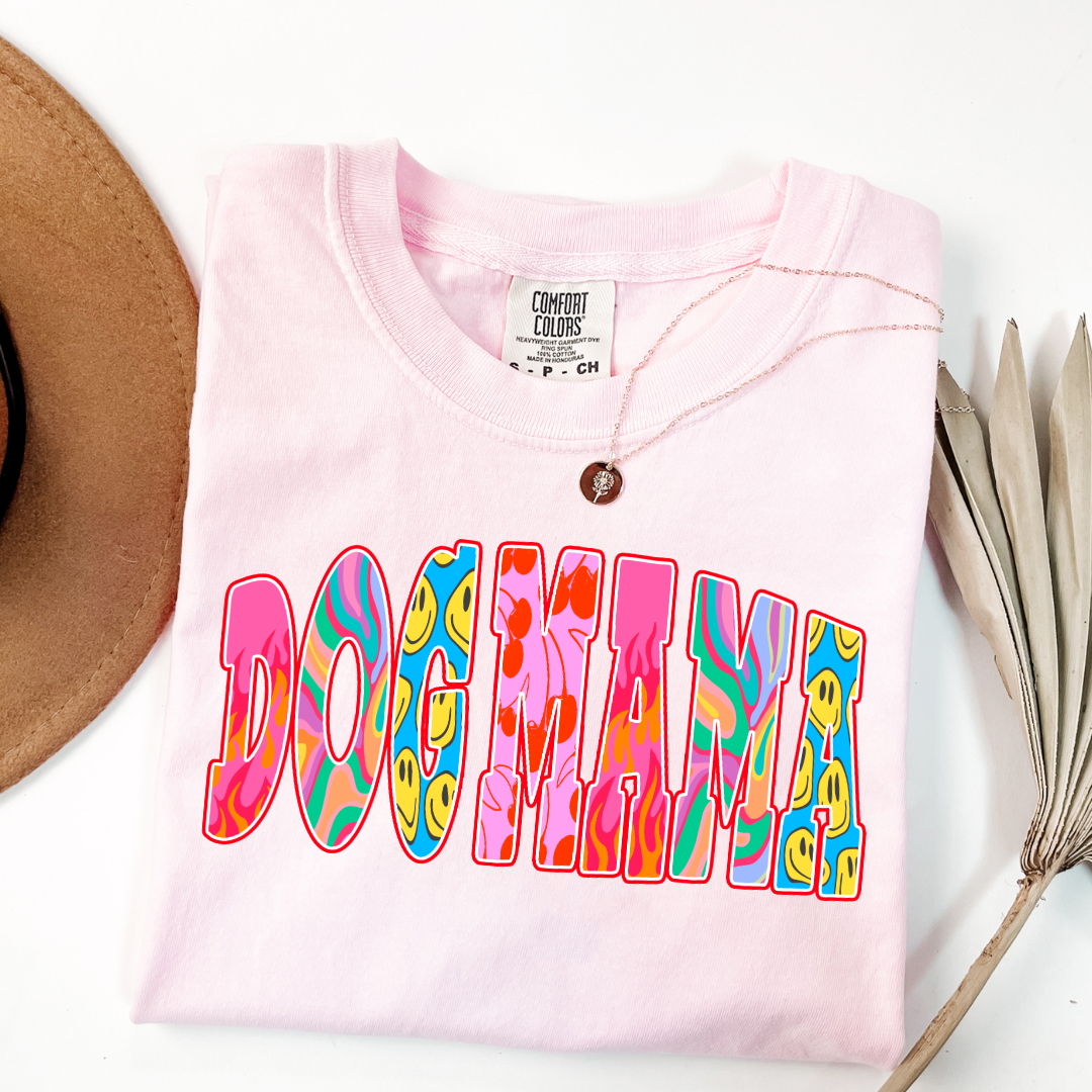 Groovy Dog Mom Graphic Tee and Crewneck