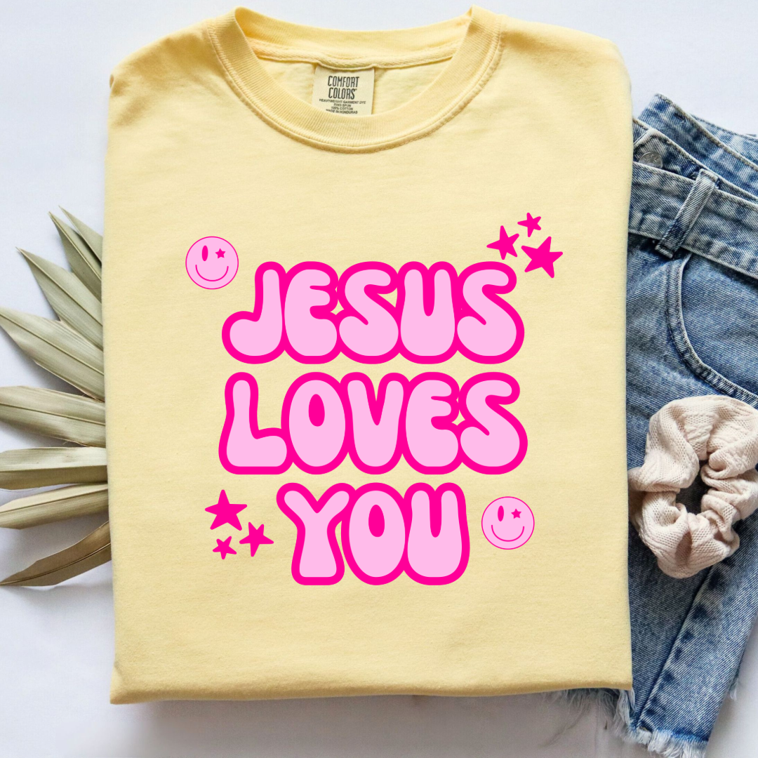 Jesus Loves You Graphic Tee & Crewneck
