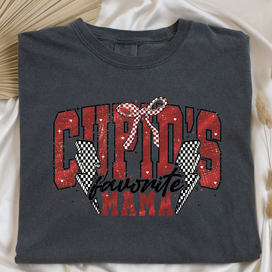 Cupid's Favorite Mama Graphic Tee