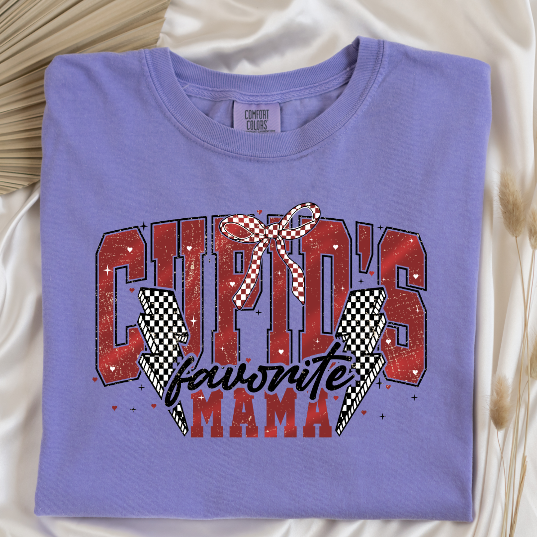 Cupid's Favorite Mama Graphic Tee