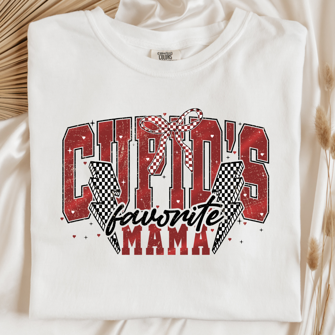 Cupid's Favorite Mama Graphic Tee