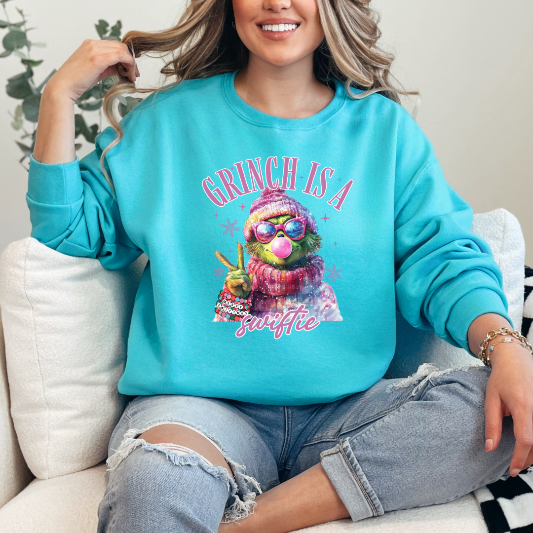 Grinch Is A Swiftie Crewneck & Hoodie