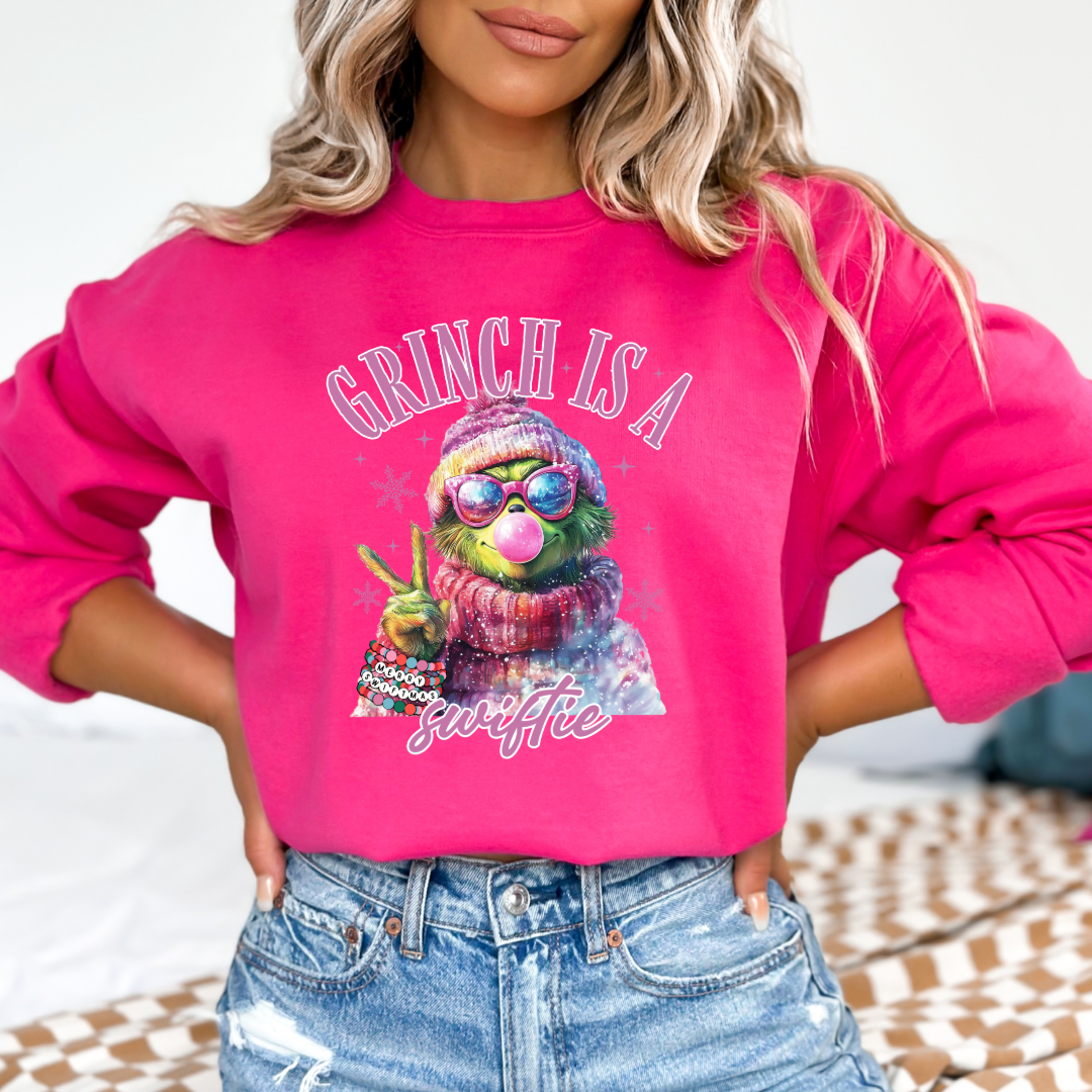 Grinch Is A Swiftie Crewneck & Hoodie