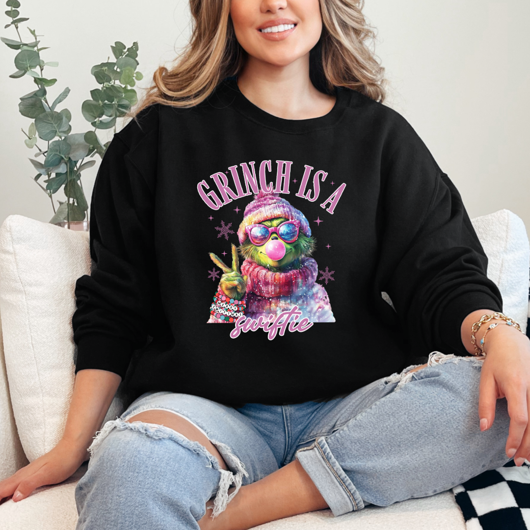 Grinch Is A Swiftie Crewneck & Hoodie