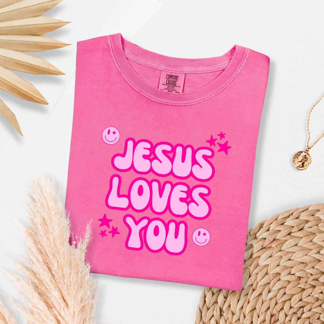 Jesus Loves You Graphic Tee & Crewneck