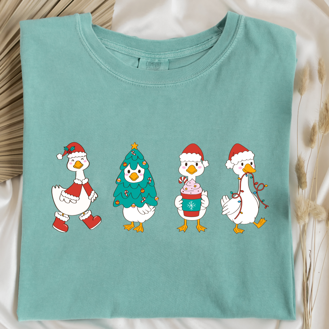 Duck Duck Goose Christmas Edition Graphic Tee and Crewneck