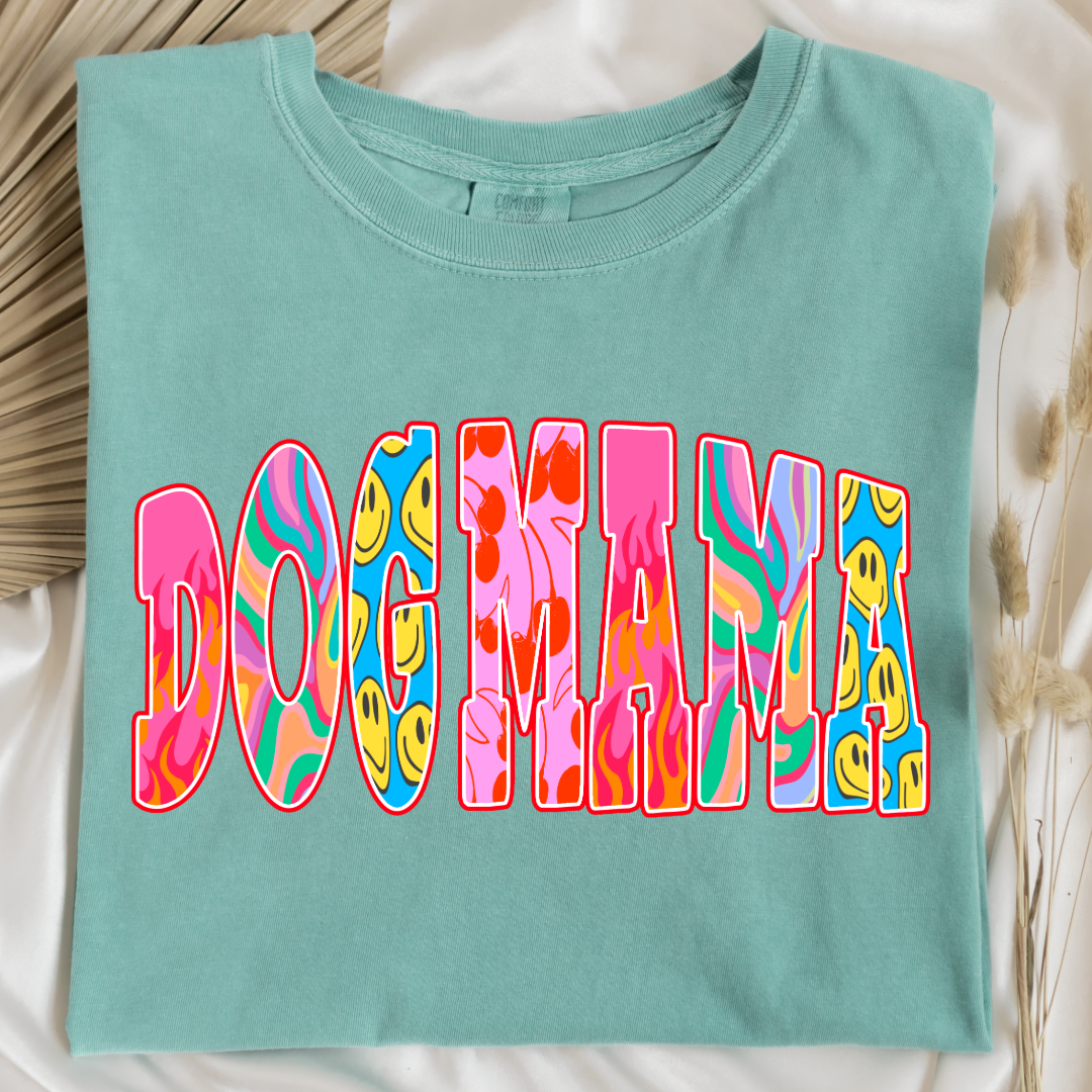 Groovy Dog Mom Graphic Tee and Crewneck