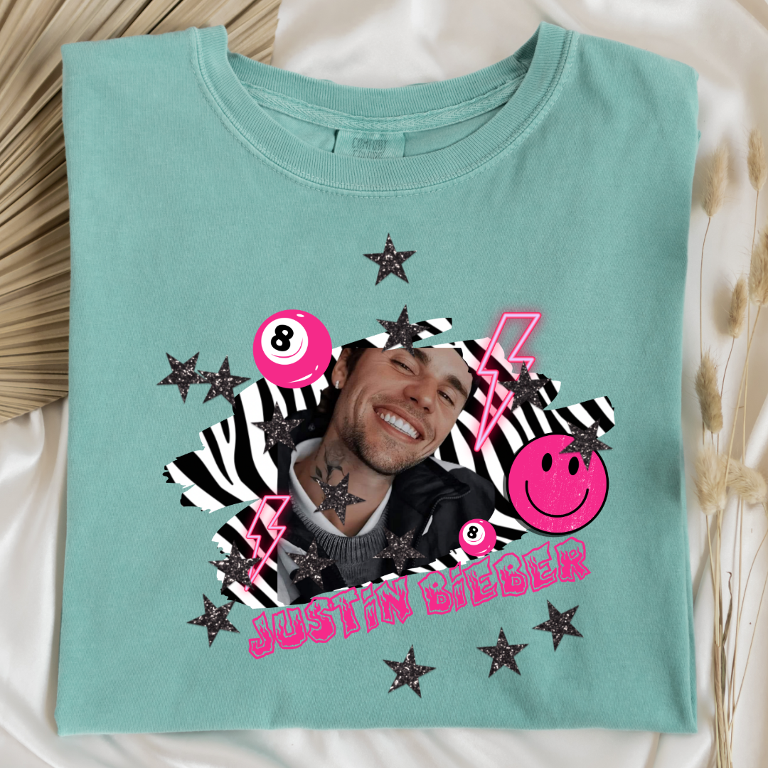 Justin Bieber Graphic Tee & Crewneck
