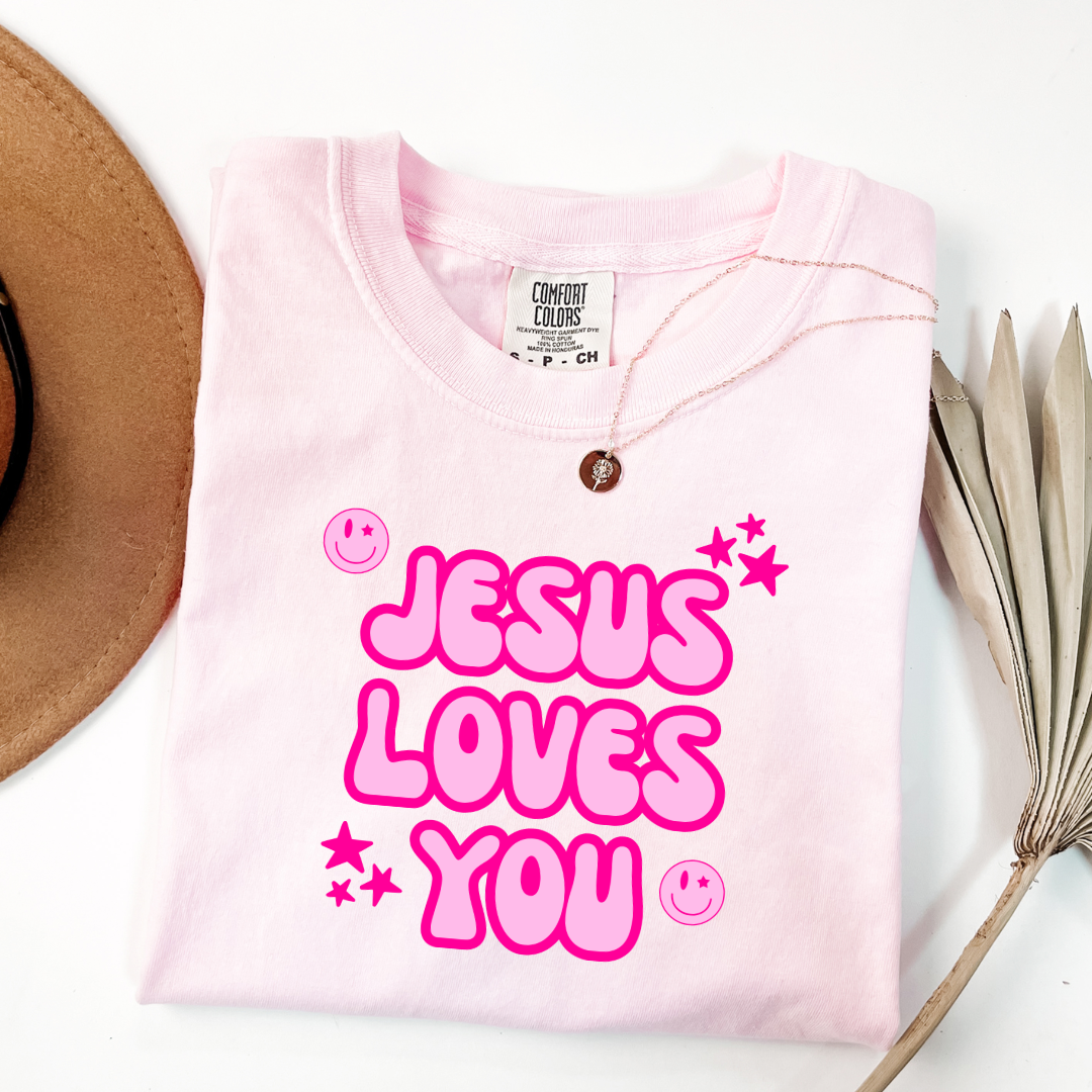 Jesus Loves You Graphic Tee & Crewneck