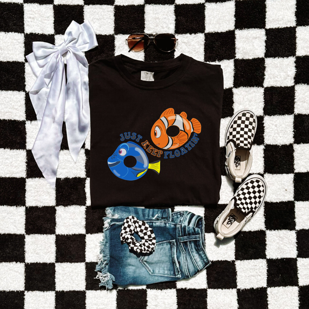 Just Keep Floating Youth Graphic Tee & Crewneck