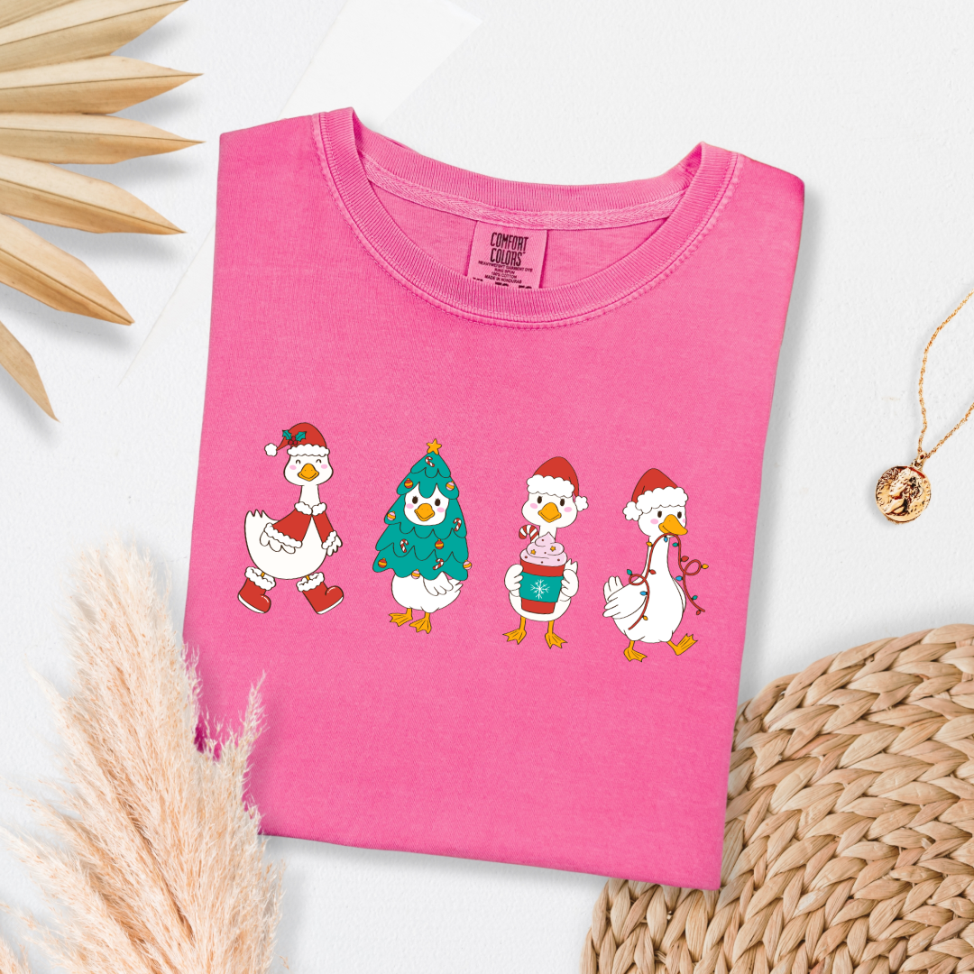 Duck Duck Goose Christmas Edition Graphic Tee and Crewneck