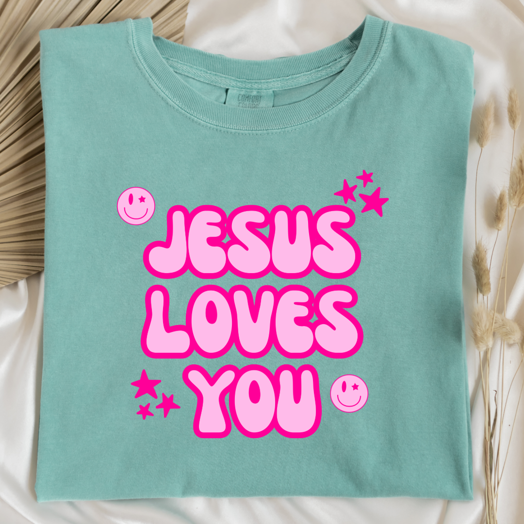 Jesus Loves You Graphic Tee & Crewneck
