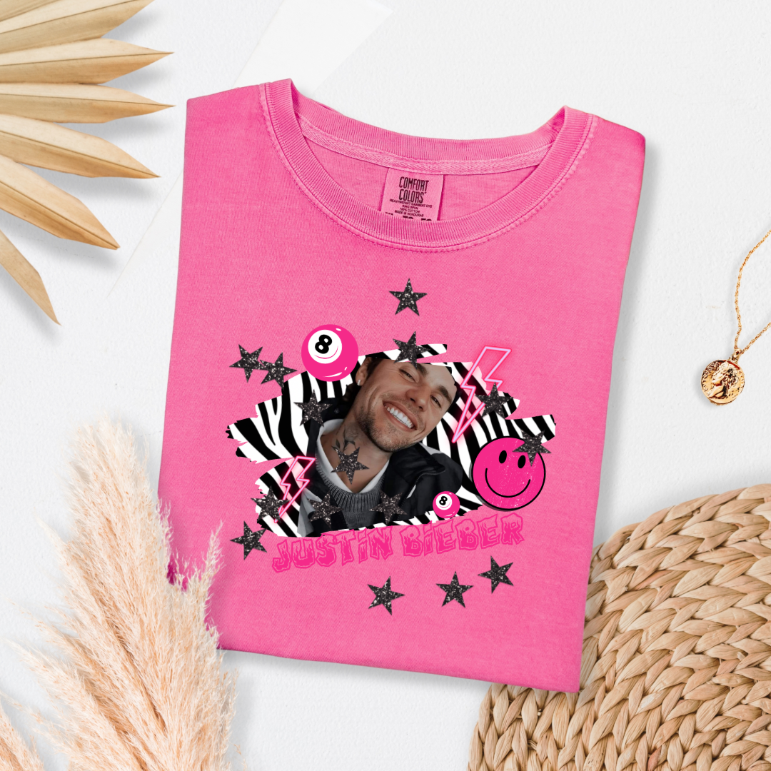 Justin Bieber Graphic Tee & Crewneck