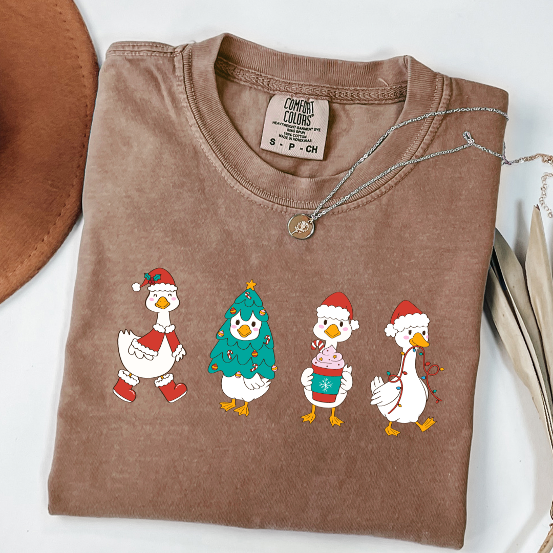Duck Duck Goose Christmas Edition Graphic Tee and Crewneck