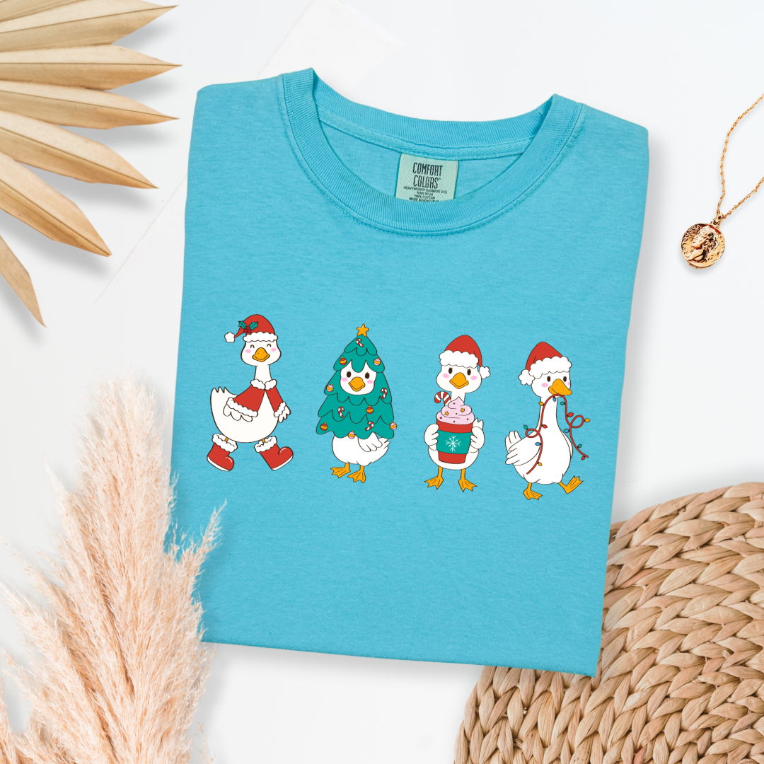 Duck Duck Goose Christmas Edition Graphic Tee and Crewneck