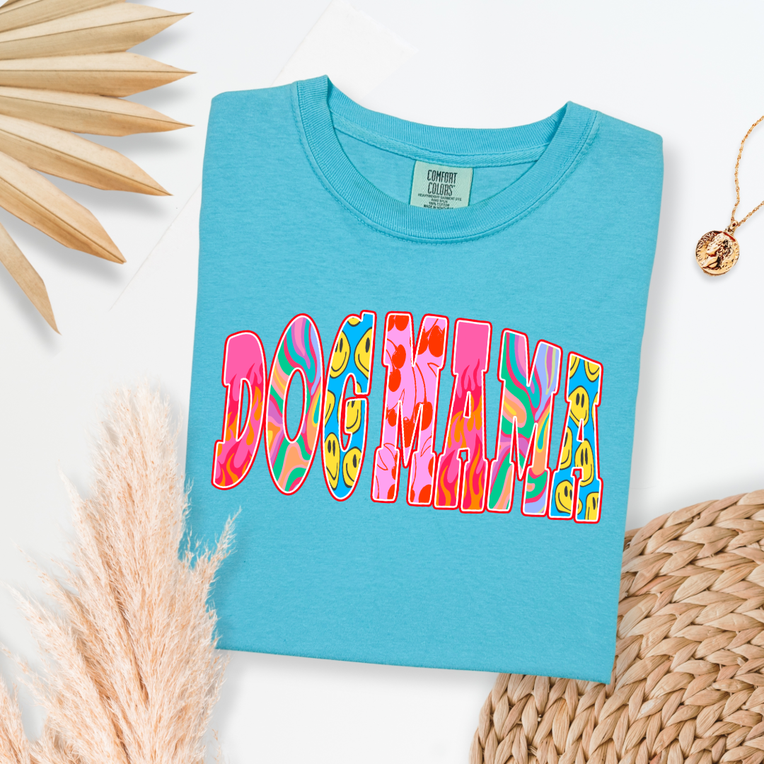 Groovy Dog Mom Graphic Tee and Crewneck