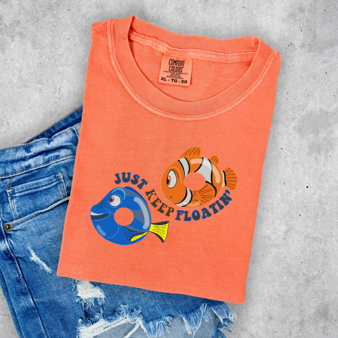 Just Keep Floating Youth Graphic Tee & Crewneck