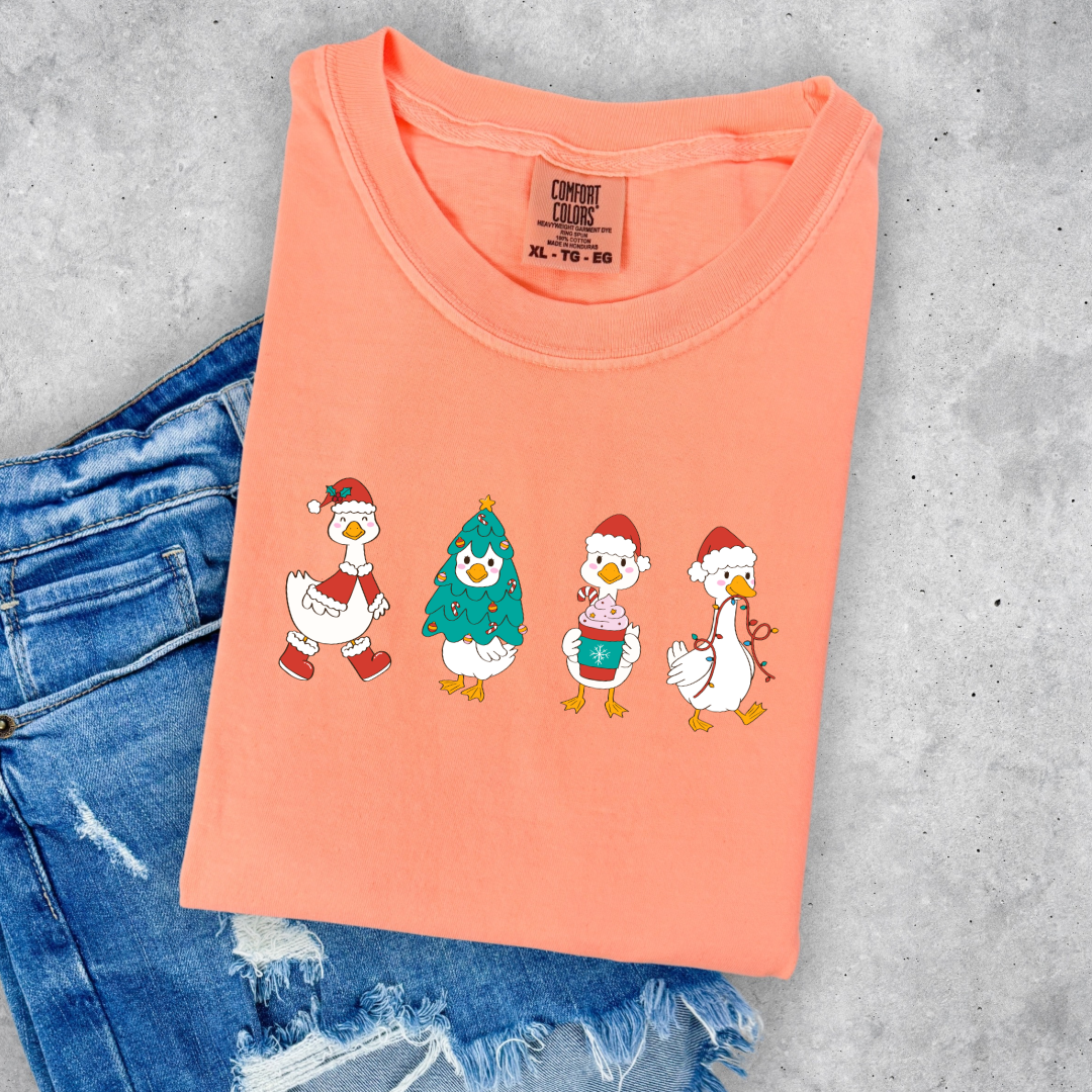 Duck Duck Goose Christmas Edition Graphic Tee and Crewneck